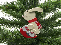 Символ Года 2023 - Кролик на ледянке.