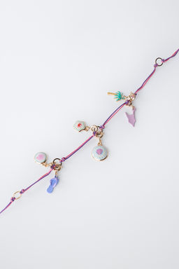 COLLAR MULTICHARMS INTERCAMBIABLES / Rosa / Lila - Zara фото 2
