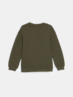 Bisiklet Yaka Bask?l? K?z ?ocuk Ti??rt - Waikiki фото 2