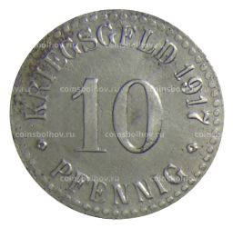 10 пфеннигов 1917 года Германия Нотгельд Кассель