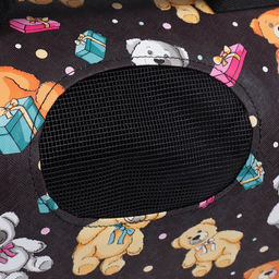 Сумка-переноска каркасная Плюшевые медведи, размер S, 37 х 15 х 22 см - Пижон фото 6