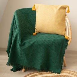 Наволочка декоративная SL Home Пинелли, 4343 см, жёлтая