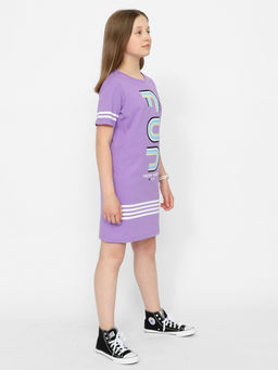 CRB wear/CSJG 63586-45-378 Платье для девочки,лаванда/Ex.Cherubino  фото 3