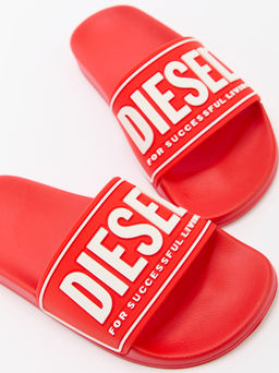 Женские сланцы DIESEL MAYEMI Артикул 4281104, рубиновый  фото 6