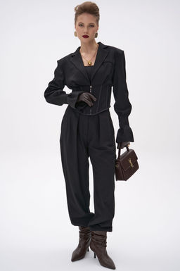 Пиджак  корсет Джуди (чёрный)