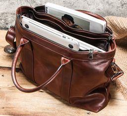 Портфель мужской из телячьей кожи - Sefaro фото 3