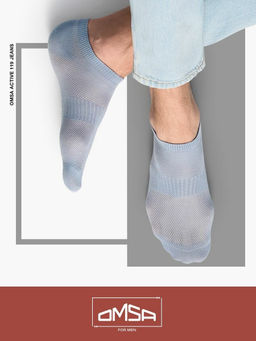 (Omsa) Active 119 нос.муж. (ЧЗ) grigio chiaro  фото 5