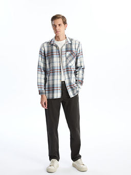 Rahat Kal?p Uzun Kollu Ekose Erkek G?mlek