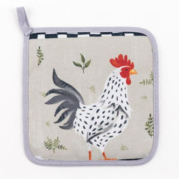 Цена за 2 шт. Набор кухонный Светлой пасхи прихватка, подставка под горячее - Доляна фото 2