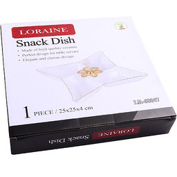 60047 Менажница фарфор 4 секц 24х24х4 LR (х12) - Mayer&boch фото 2