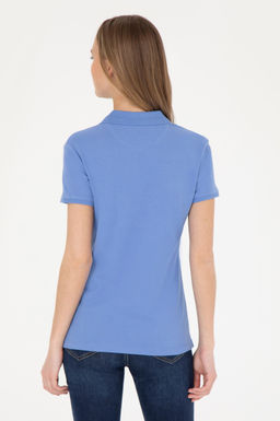 Женская темно-синяя базовая футболка Неожиданная скидка в корзине - U.s. polo assn фото 5