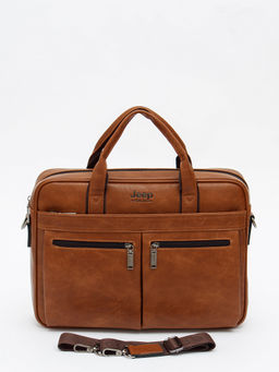 Портфель 1795-01 brown Jeep