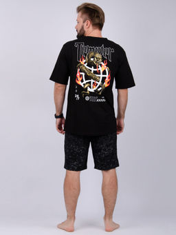 Костюм Крайт шорты, трикотаж (М) - Малина фото 3