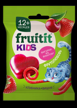 цена за 5шт FRUIT IT KIDS Фрутолюбовь Клубника + Вишня 1/15 (10) 12+