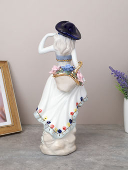 Статуэтка Девушка с цветами 30 см / XH-0816 /уп 24/ - Галеонтрейд фото 4