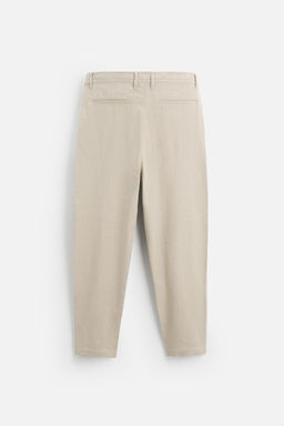 LINEN BLEND TROUSERS - Zara фото 6
