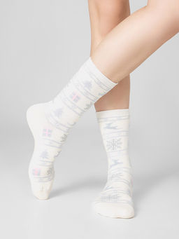 Цена за 5 пар! Теплые НОСКИ ЖЕНСКИЕ - Mark formelle фото 2