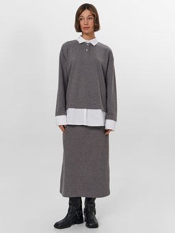 Джемпер женский серый - Mark formelle фото 5