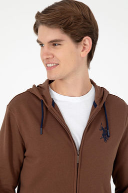 Мужской коричневый свитшот Неожиданная скидка в корзине - U.s. polo assn фото 2
