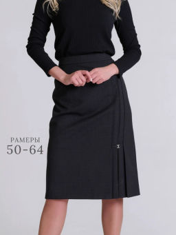 Юбка с резинками по бокам