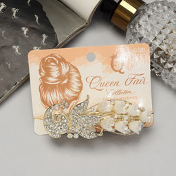 Заколка - автомат для волос «Лорелея», жар-птица, 9 см