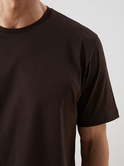 Bisiklet Yaka Penye Erkek Ti??rt