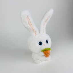 Мягкая игрушка Зайка с морковкой 35 см - Storyland фото 2