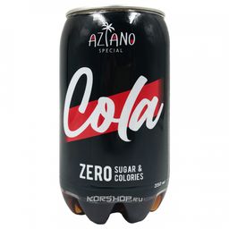 Газированный б/а напиток Кола Зеро Cola Zero Aziano, 350 мл