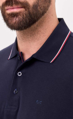 Поло д/р F421-07-702 d.blue - Fine joyce фото 3