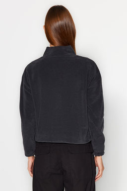 Antrasit Fermuar Detayl? Polar Orme Sweatshirt TWOAW21SW0758