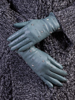 Перчатки женские ш+каш. IS01440 greengrey