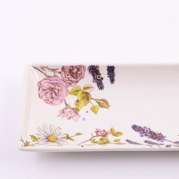 60267 Блюдо сервировочное прямоугольное Розовый сад доломит LR (х24) - Mayer&boch фото 3