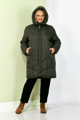 Куртка SHETTI 2204 серо-зелёный