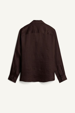 CAMISA POLO RELAXED FIT RAMIO - LYOCELL / Marr?n - Zara фото 7