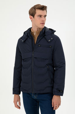 Мужское темно-синее пальто - U.s. polo assn фото 3