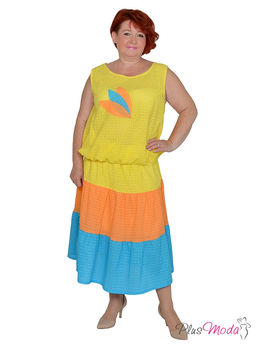 Юбка Модель №1643 размеры 44-84 - Plusmoda фото 7