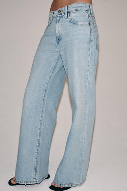 ZW COLLECTION LOW-RISE WIDE-LEG JEANS - Zara фото 17