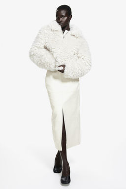 Falda de tubo en tejido revestido