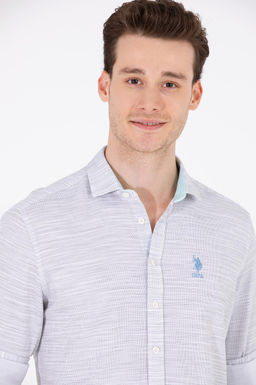 U. S. Polo Assn Мужская рубашка с длинным рукавом Stone Неожиданная скидка в корзине - U.s. polo assn фото 10