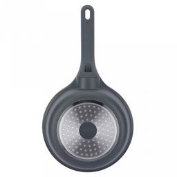 Сковорода с антипригарным покрытием Denim д20см, s4мм, индукционное дно д14см, s1,5мм, литой алюминий, 2-х слойное антипригарное покрытие WISTONE с эффектом гранитной крошки, бакелитовая ручка с покрытием soft-touch, Regent (Китай) Подходит для - Домашняя мода фото 4