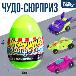 Игрушка в яйце Чудо-сюрприз: Машинки, МИКС - Woow toys фото 8