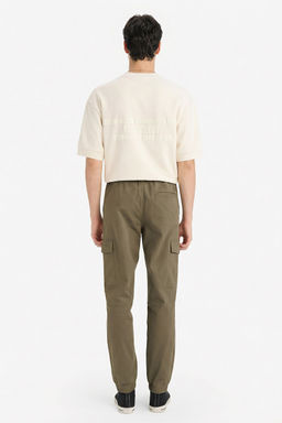 Regular Jogger Kargo Cepli Gabardin Pantolon - Defacto фото 5