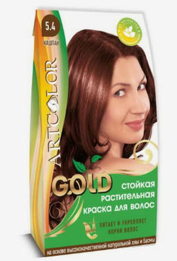 GOLD АРТКОЛОР растит.краска д/волос 131 Каштан 25гр