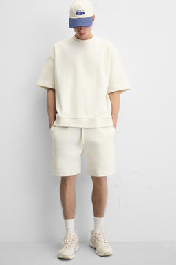 INTERLOCK TEXTURED BERMUDA SHORTS - Zara фото 23