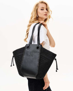 Сумка пляжная плетеная SS005