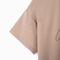 Футболка женская MINAKU Confident бежевая, размер 44