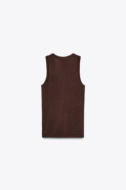 BASIC PLAIN KNIT TOP - Zara фото 13