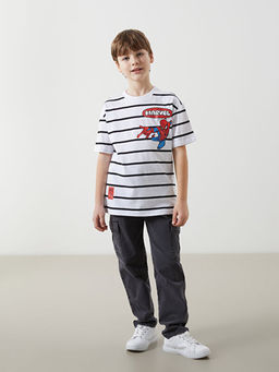 Beli Lastikli Erkek ?ocuk Kargo Jean Pantolon