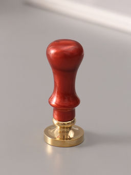 Печать для сургуча с пластиковой ручкой «Классика цифра 1», 2.5×2.5×6.3 см