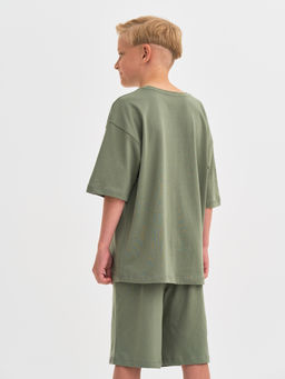 Пижама для мальчика цвета хаки - Kogankids фото 12